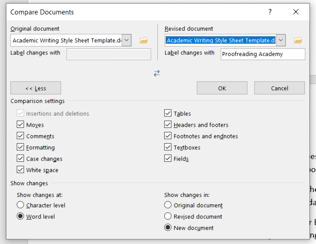 What Is Microsoft Word Compare